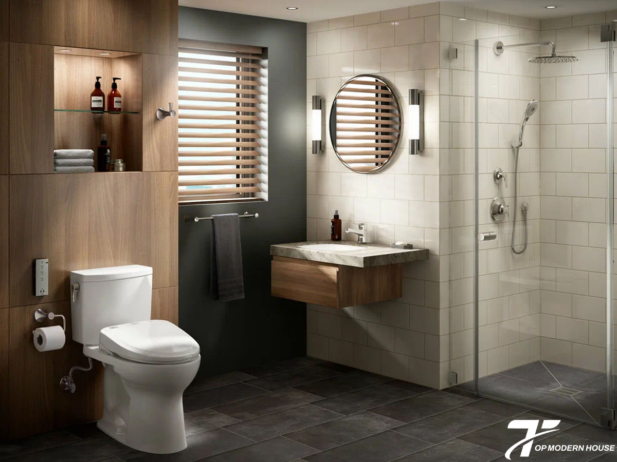 Ưu tiên mẫu bồn cầu TOTO 2 khối chính hãng ở TOP MODERN HOUSE, tiết kiệm nước và dễ lắp đặt.