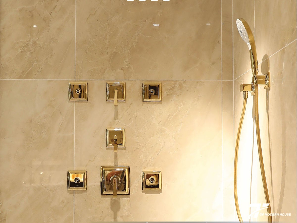 Mẫu bộ sen âm tường 3 đường nước TOTO phổ biến hiện nay