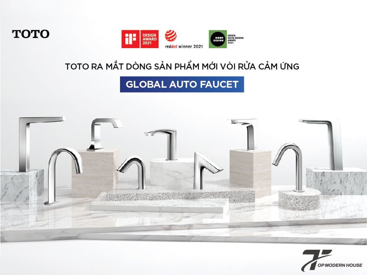 TOTO ra mắt nhiều mẫu vòi rửa tay cảm ứng TOTO với mẫu mã phong phú
