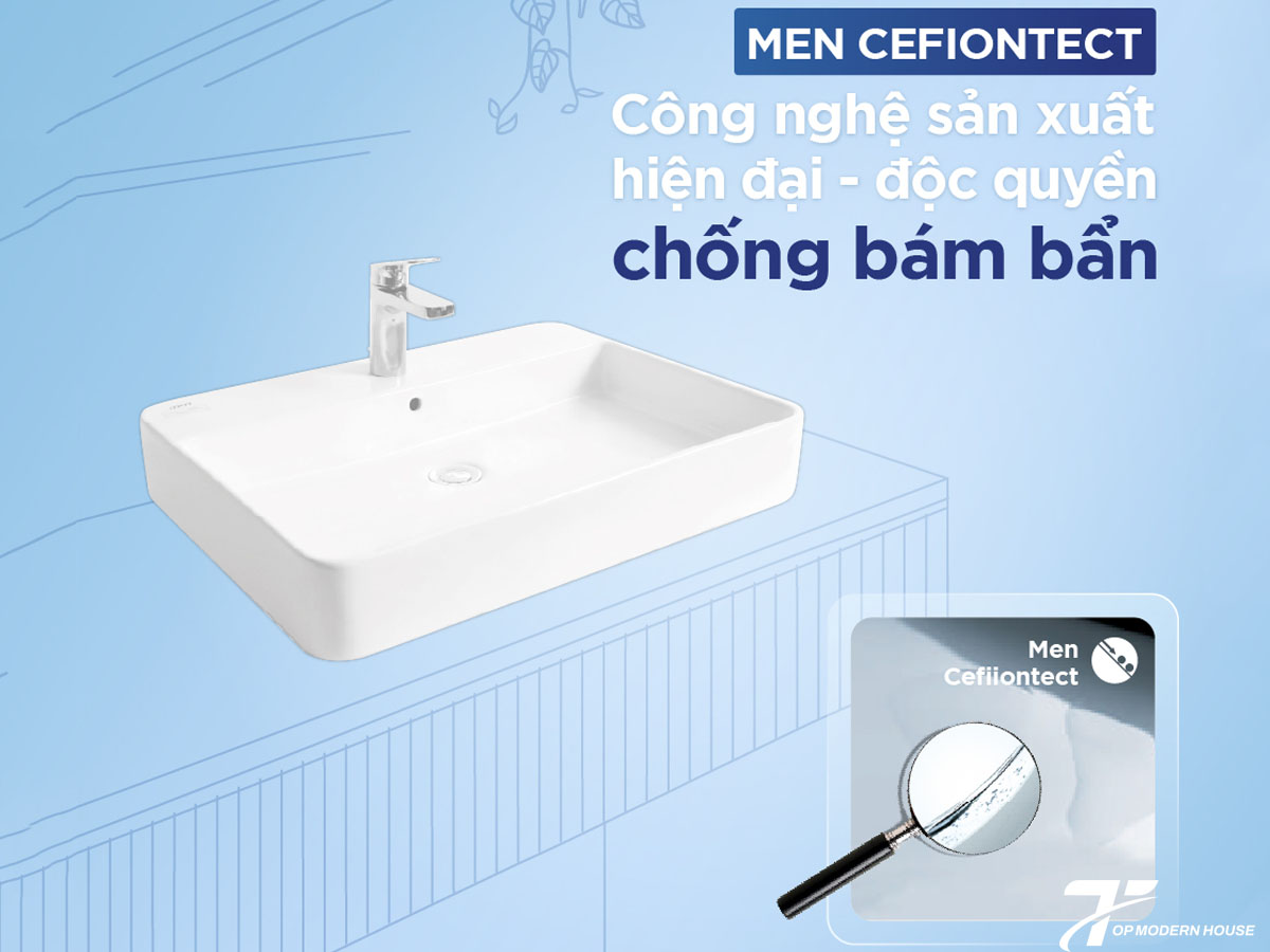 công nghệ tráng men Cefiontech chống bám bẩn độc quyền