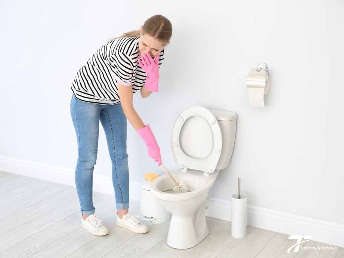Bồn cầu lắp bị lễ gây mất vệ sinh và khó vệ sinh làm sạch