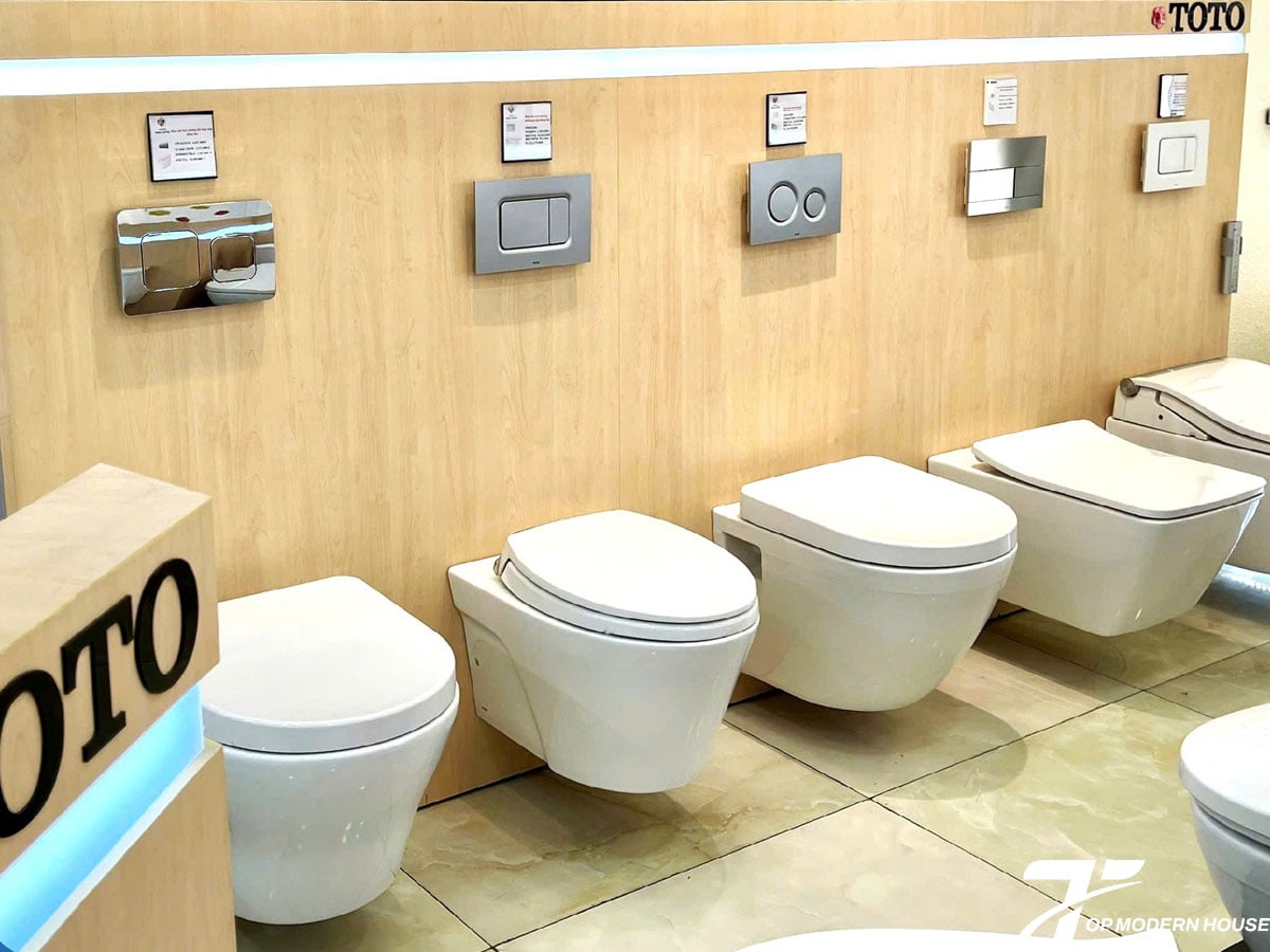 Mua bồn cầu treo tường giá rẻ online uy tín tại TOP MODERN HOUSE