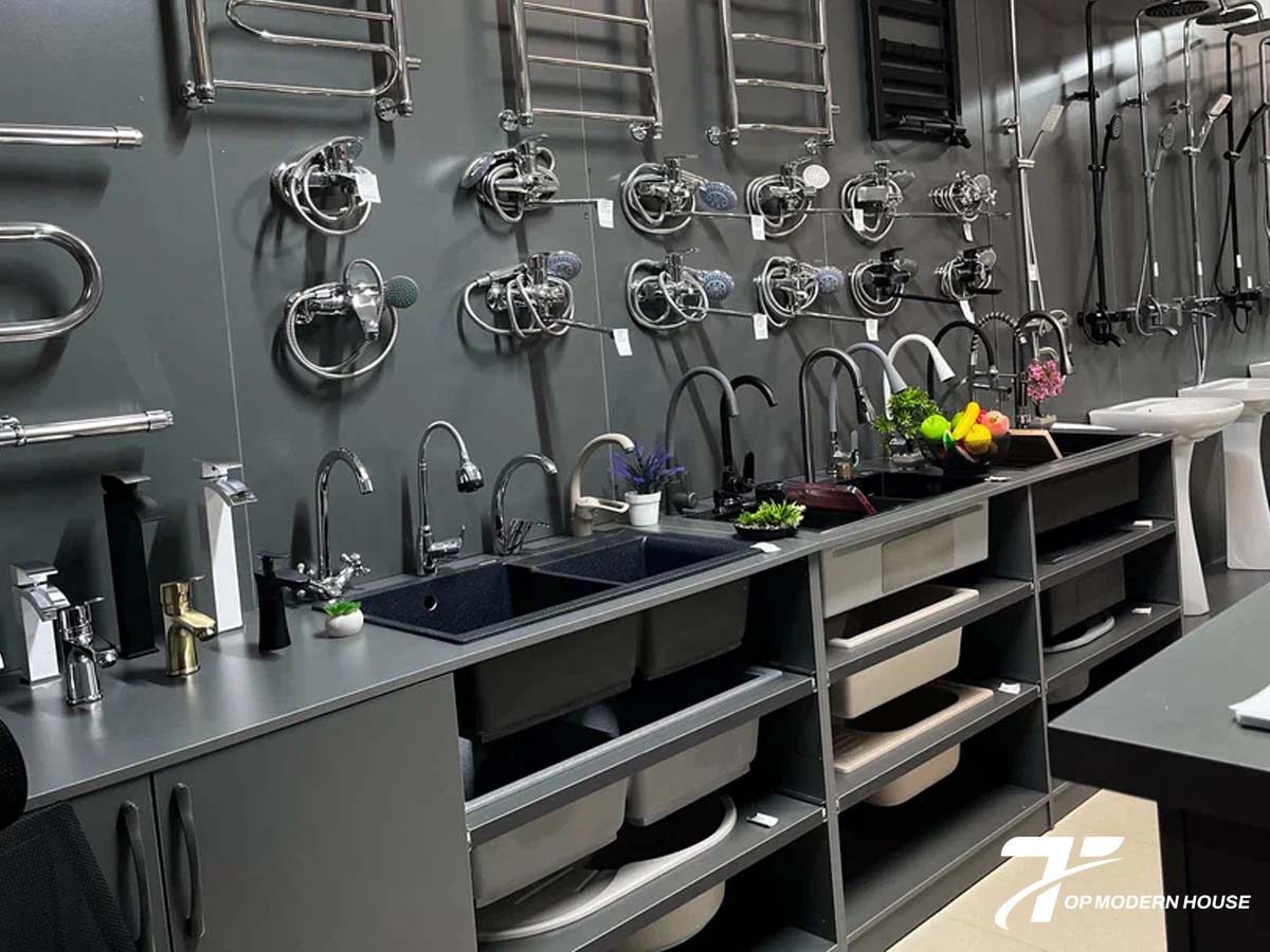 TOP MODERN HOUSE phân phối vòi chậu rửa chén bát uy tín