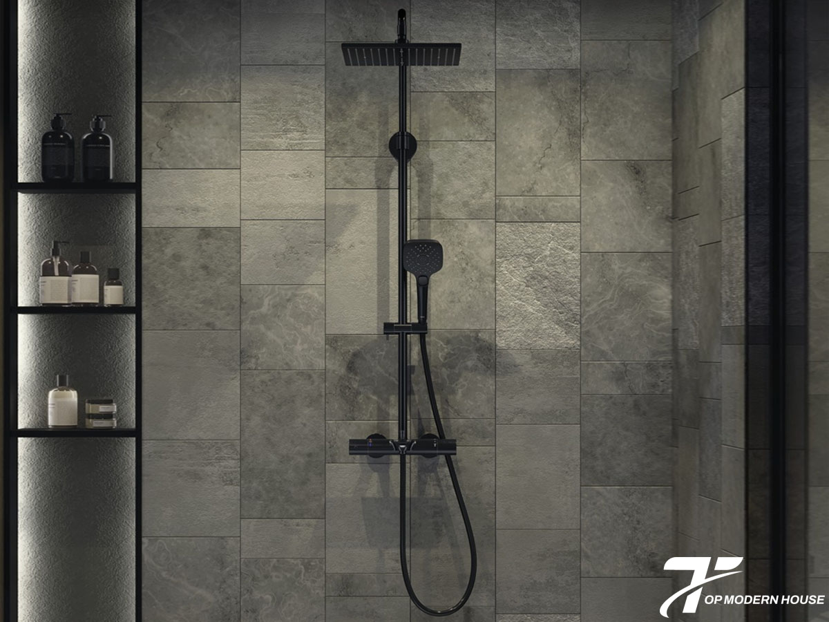 Sen cây nhiệt độ TOTO hoạt động dựa trên van nhiệt tự động cân bằng nhiệt độ nước nóng – lạnh, duy trì mức nhiệt ổn định.