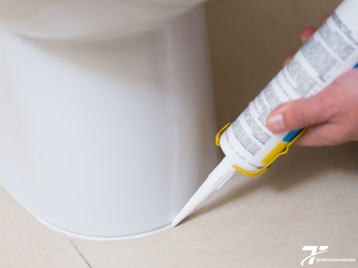 Sử dụng keo dán bồn cầu chuyên dụng