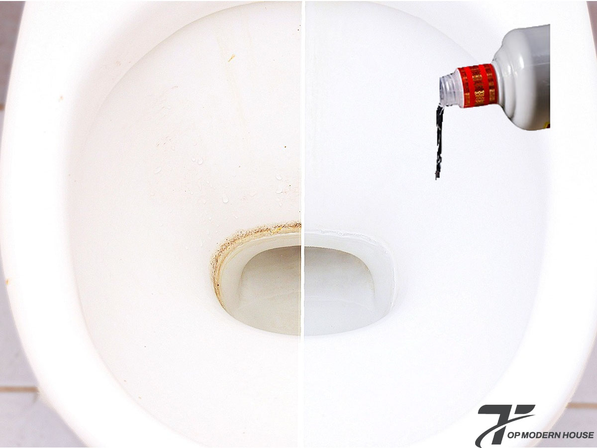 Rượu có thể khử mùi hôi bồn cầu nhẹ nhờ khả năng diệt khuẩn và bay hơi nhanh.