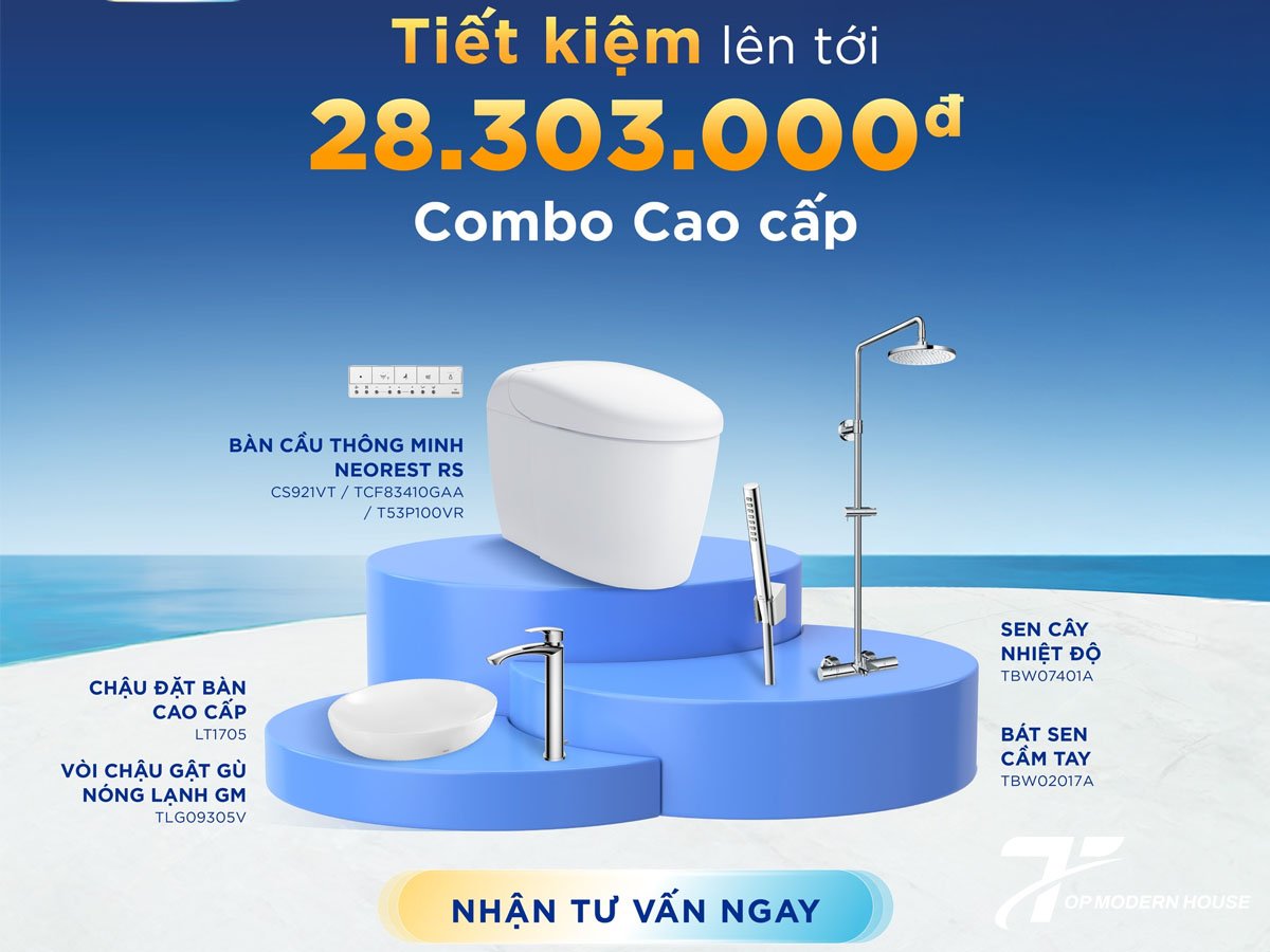 TOTO có mức giá hợp lý, đáp ứng nhu cầu của nhiều phân khúc khách hàng từ trung cấp đến cao cấp.