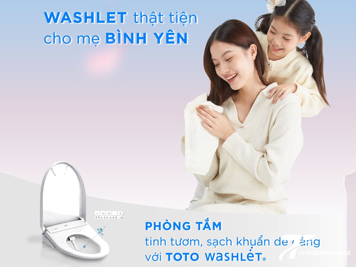 Tiết kiệm công sức và thời gian nhờ chế độ xả tự động và làm sạch không cần thao tác tay.