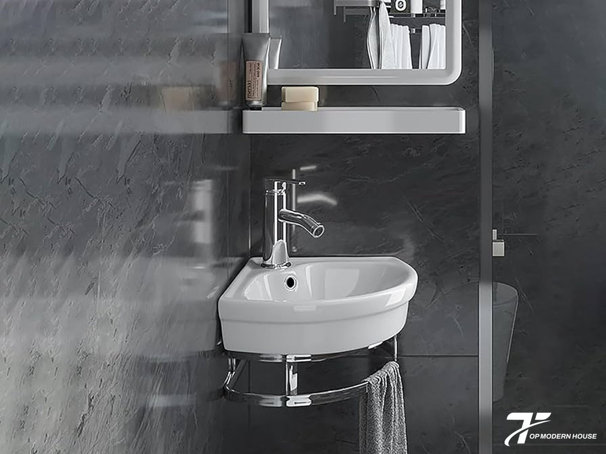 Khi chọn chậu lavabo góc TOTO, cần chú ý đến kích thước phù hợp không gian, thiết kế tiết kiệm diện tích