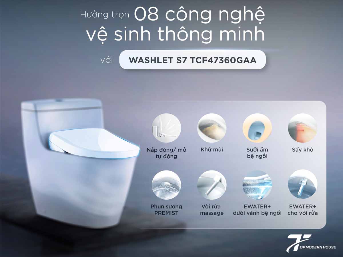 Khám phá toàn bộ tính năng đỉnh cao của nắp bồn cầu thông minh TOTO