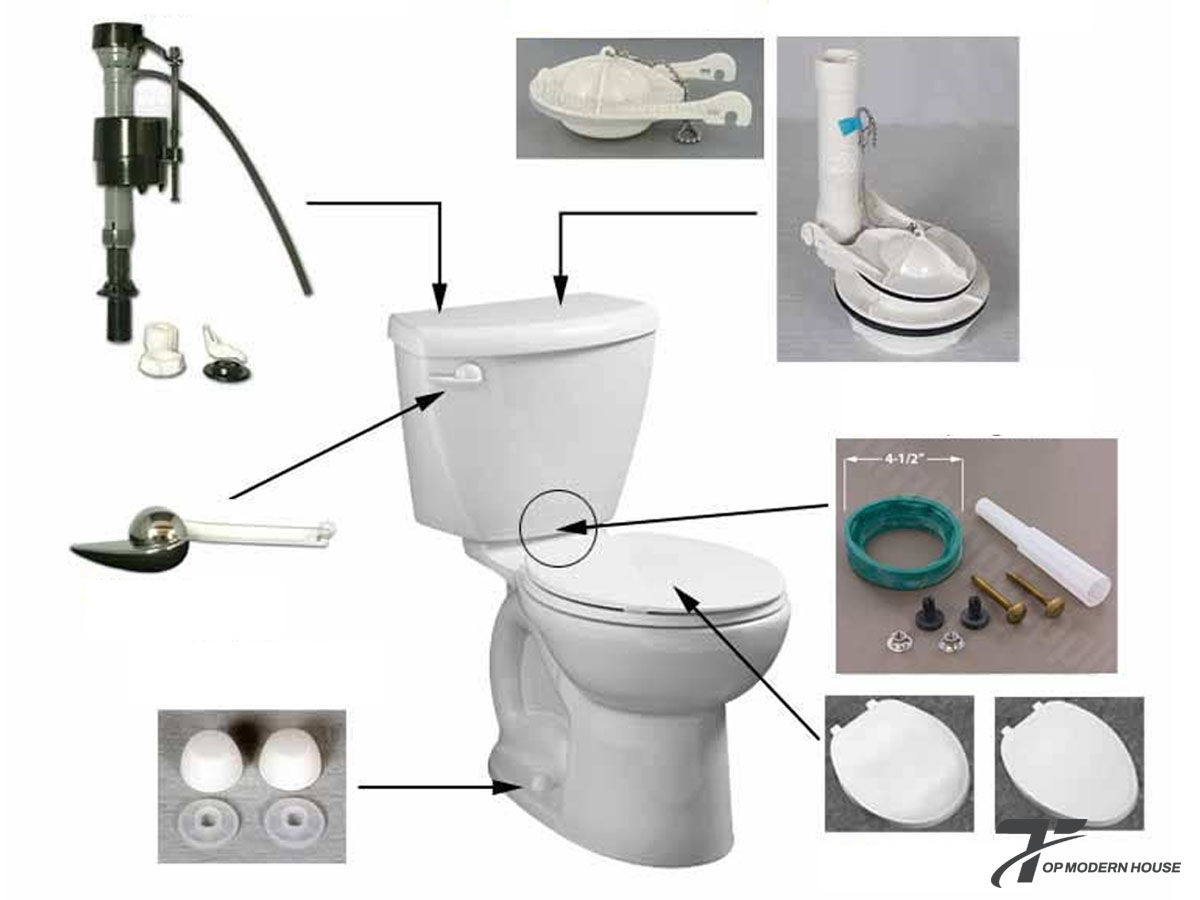 Giá phụ kiện bồn cầu phụ thuộc vào chất liệu, công nghệ tích hợp, thương hiệu và độ phức tạp của từng bộ phận.