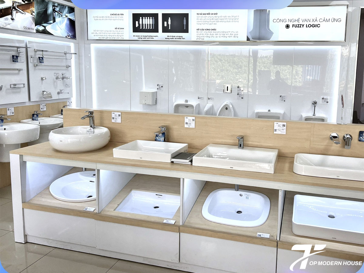 TOP MODERN HOUSE phân phối các sản phẩm chậu dương vành TOTO chính hãng