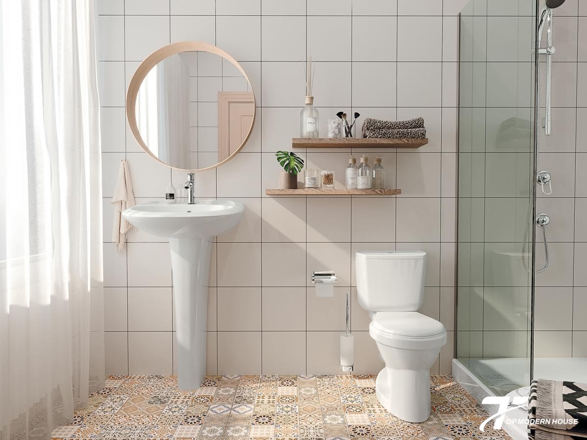 Cần kiểm tra kết cấu tường để đảm bảo đủ độ chắc chắn khi lắp đặt chậu treo tường.