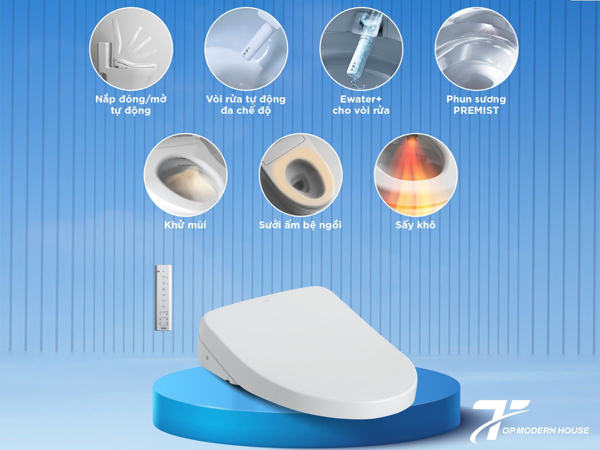 Ưu điểm nổi bật của nắp bồn cầu TOTO
