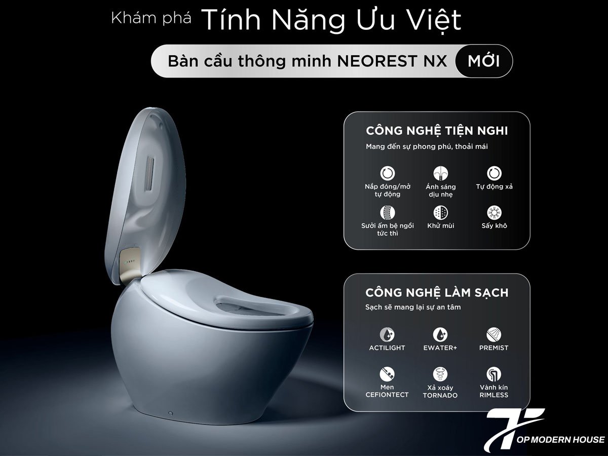Phân tích tính năng nổi bật của bồn cầu thông minh NEOREST