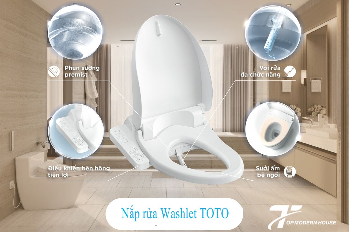 Tại sao nên sử dụng nắp bồn cầu điện tử TOTO?