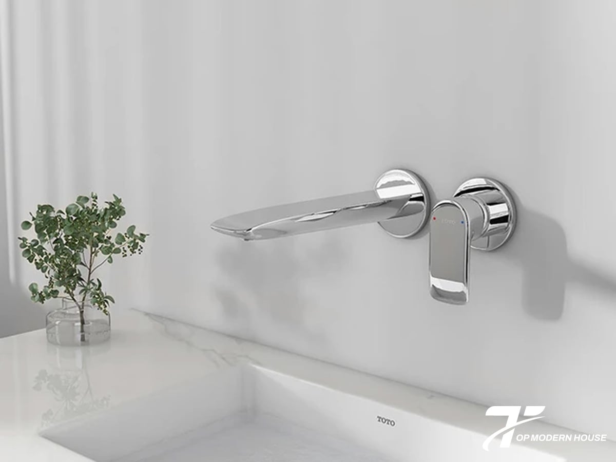 Mẫu vòi chậu âm tường TOTO TLG04310BB