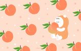 [Wallpaper] Snowmon - Peach Moni 🍑