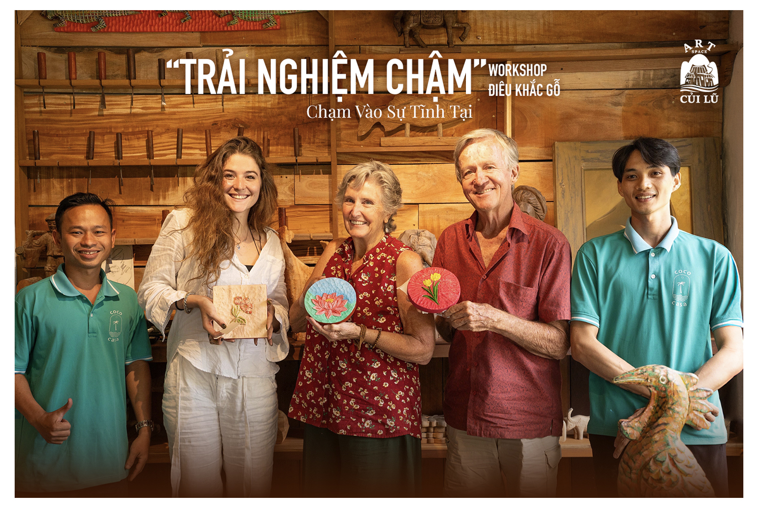 SLOW DOWN AND FIND STILLNESS AT CUI LU ART SPACE'S WOOD CARVING WORKSHOP