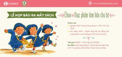 9h00, 12/12/2015 – Họp báo ra mắt sách Ehon – Thực phẩm tâm hồn cho bé