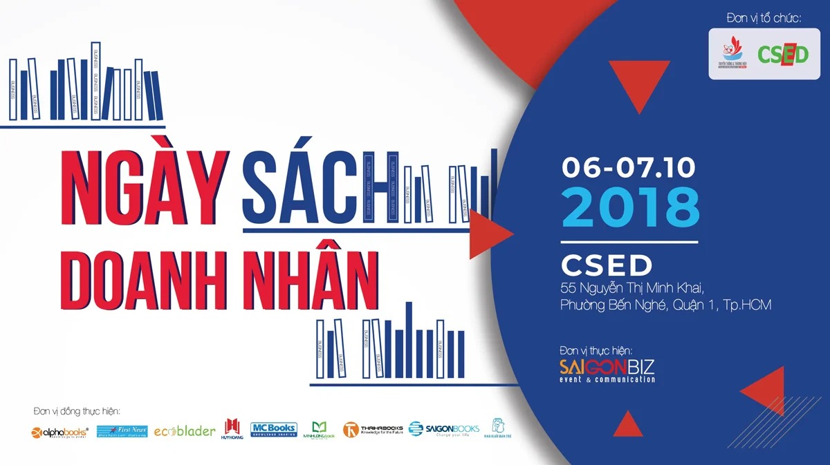 [NGÀY SÁCH DOANH NHÂN] – Ngày Sách đầu tiên cho doanh nhân tại TP. Hồ Chí Minh