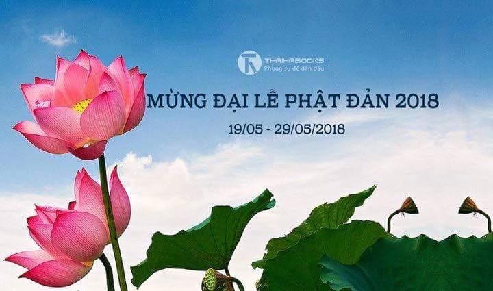 Mừng Đại lễ Phật Đản 2018: Thái Hà Books tri ân bạn đọc