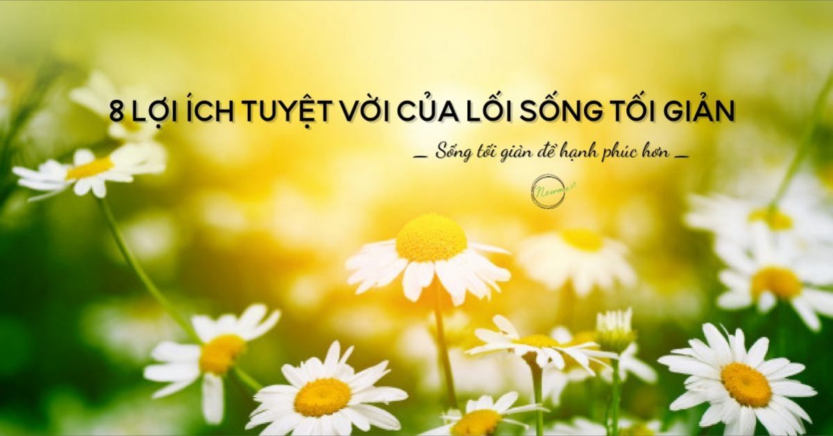 8 lợi ích tuyệt vời của LỐI SỐNG TỐI GIẢN