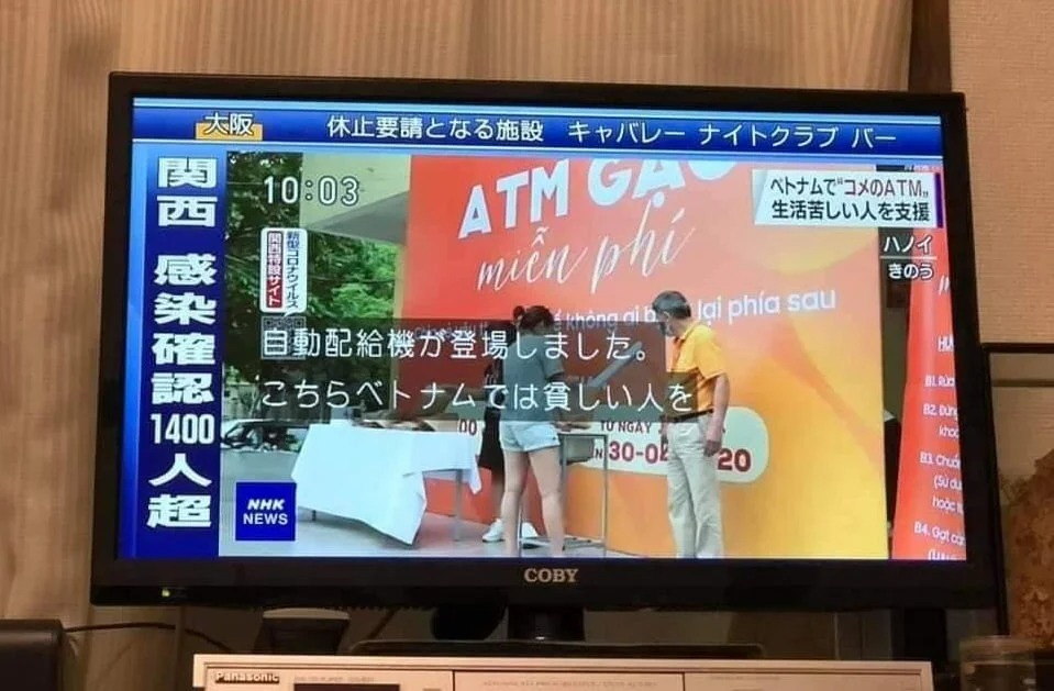 ATM gạo miễn phí xuất hiện trên NHK World Japan – Đài Quốc tế của Nhật Bản