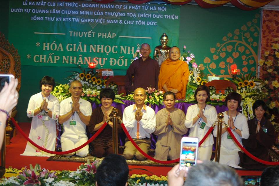 Chính thức ra mắt CLB Trí thức Doanh nhân Cư sỹ Phật tử Hà Nội và khóa tu 1 ngày