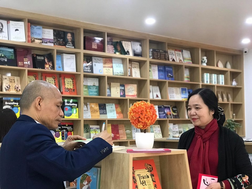 Những vị khách quý đã đến thăm Thái Hà Books nhân dịp đầu xuân Canh Tý 2020