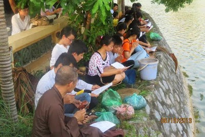 Chương trình phóng sinh thường niên của Câu Lạc Bộ Yêu Sách Thái Hà 12/06/14