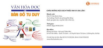 9h00, 04/06 Tọa đàm “Văn hóa đọc và bản đồ tư duy”
