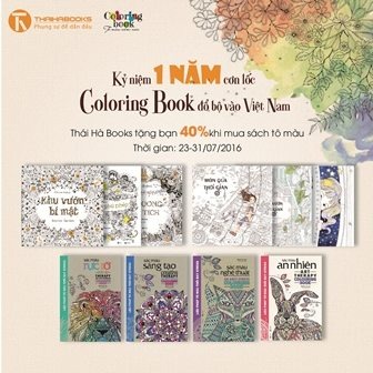 CHƯƠNG TRÌNH KỶ NIỆM 1 NĂM COLORING BOOK ĐỔ BỘ VÀO VIỆT NAM