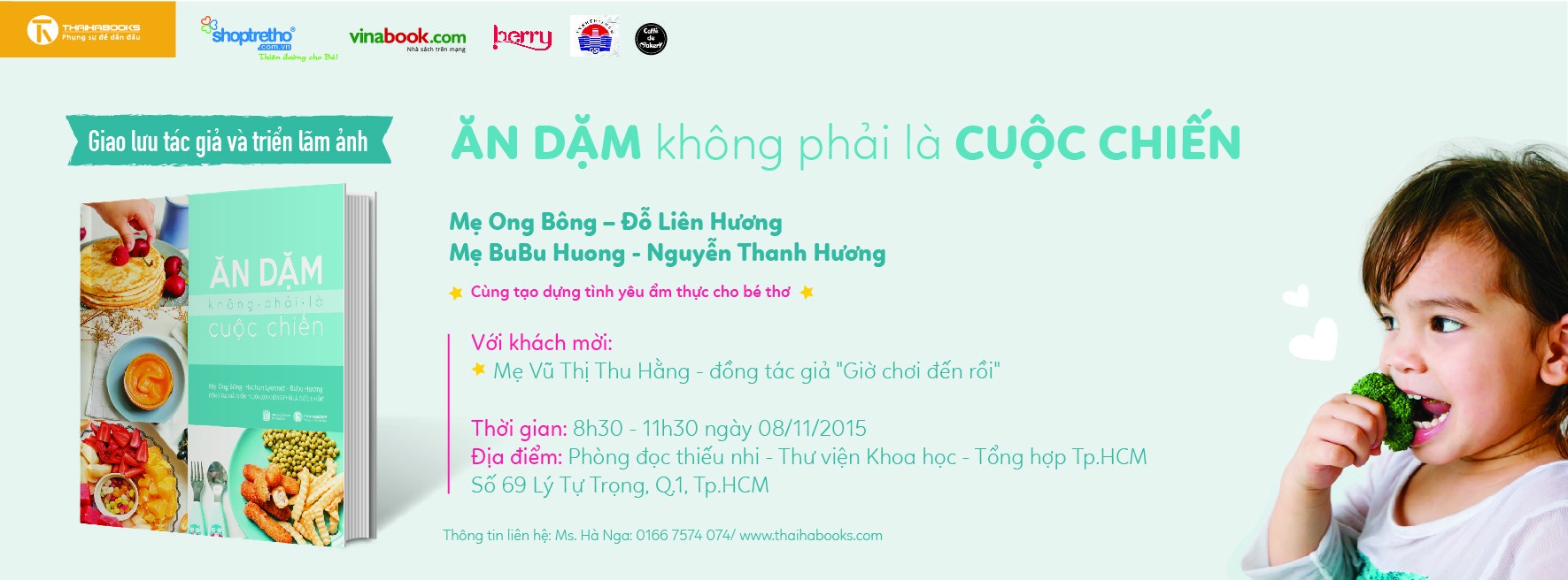 Giao lưu tác giả và triển lãm ảnh: Ăn dặm không phải là cuộc chiến