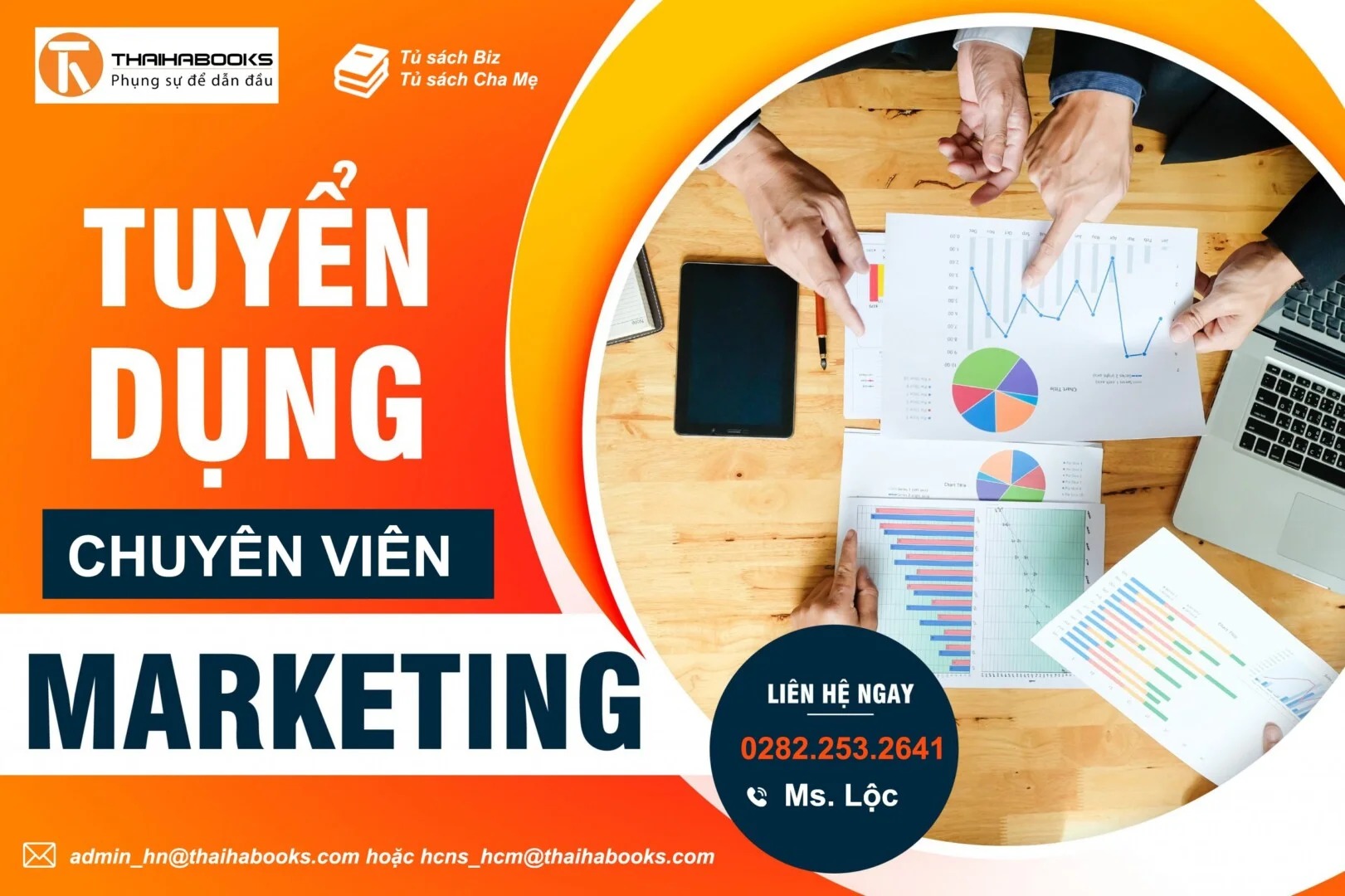 TUYỂN DỤNG MARKETING TỦ SÁCH NEW ME (HCM)
