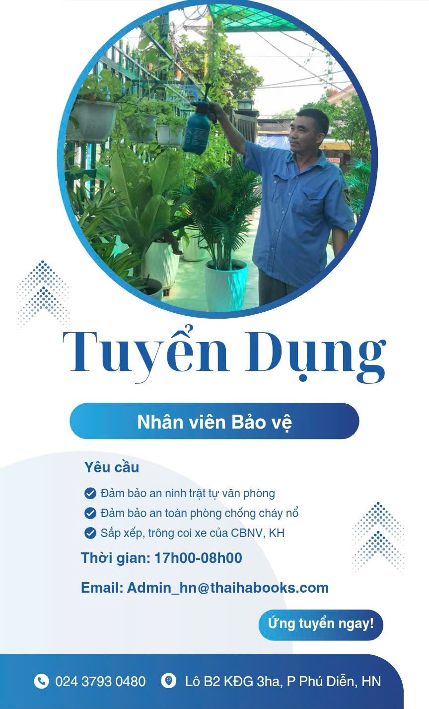 TUYỂN DỤNG NHÂN VIÊN BẢO VỆ CA ĐÊM (HÀ NỘI)
