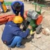 Bảo trì định kỳ máy cắt sắt 3 pha BX32 tận công trình tại Đồng Nai