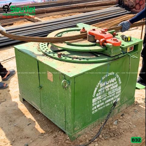 CHO THUÊ Máy Uốn Sắt B32 uốn 1 lần 3 cây sắt phi 16 tại Thủ Đức TPHCM