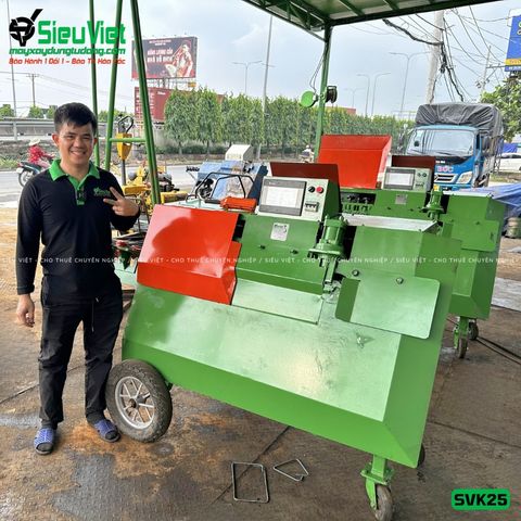 Bẻ Nhanh Gọn 16 loại đai với máy SVK25 (Đời Mới) - Thao tác Dễ Dàng, Năng Suất Cao