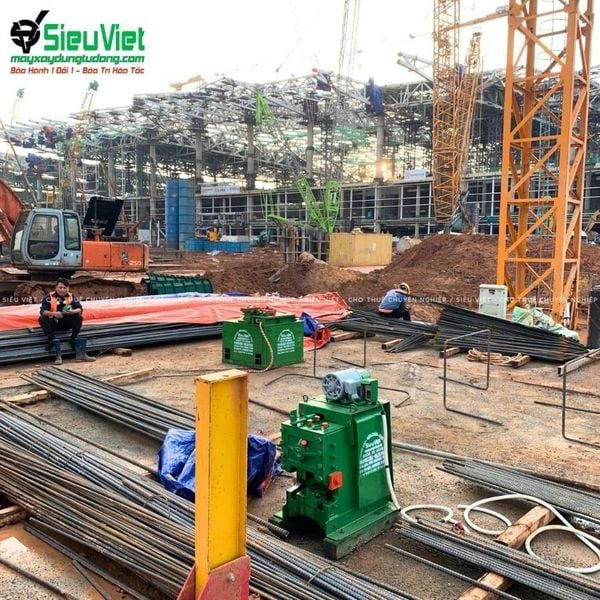 Siêu Việt giao thuê máy cắt uốn sắt 3 pha và hướng dẫn vận hành