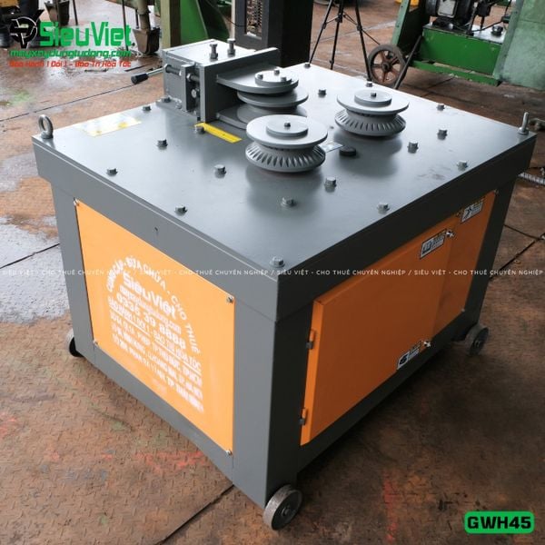 Máy uốn đai (vòng) tròn thép xây dựng GWH45 Trung Quốc - Điện 380v, 3 Pha