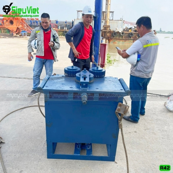 Máy uốn tròn sắt R42 cho thuê tại Bến Tre