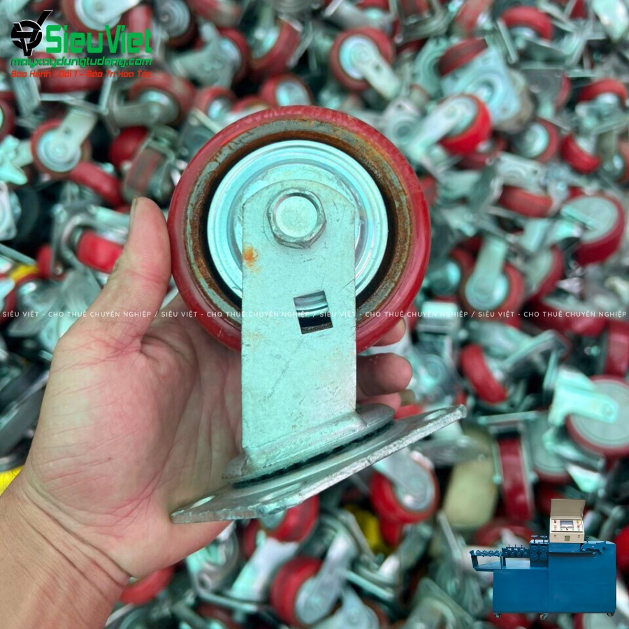 Bánh xe 100mm máy bẻ đai sắt BDN