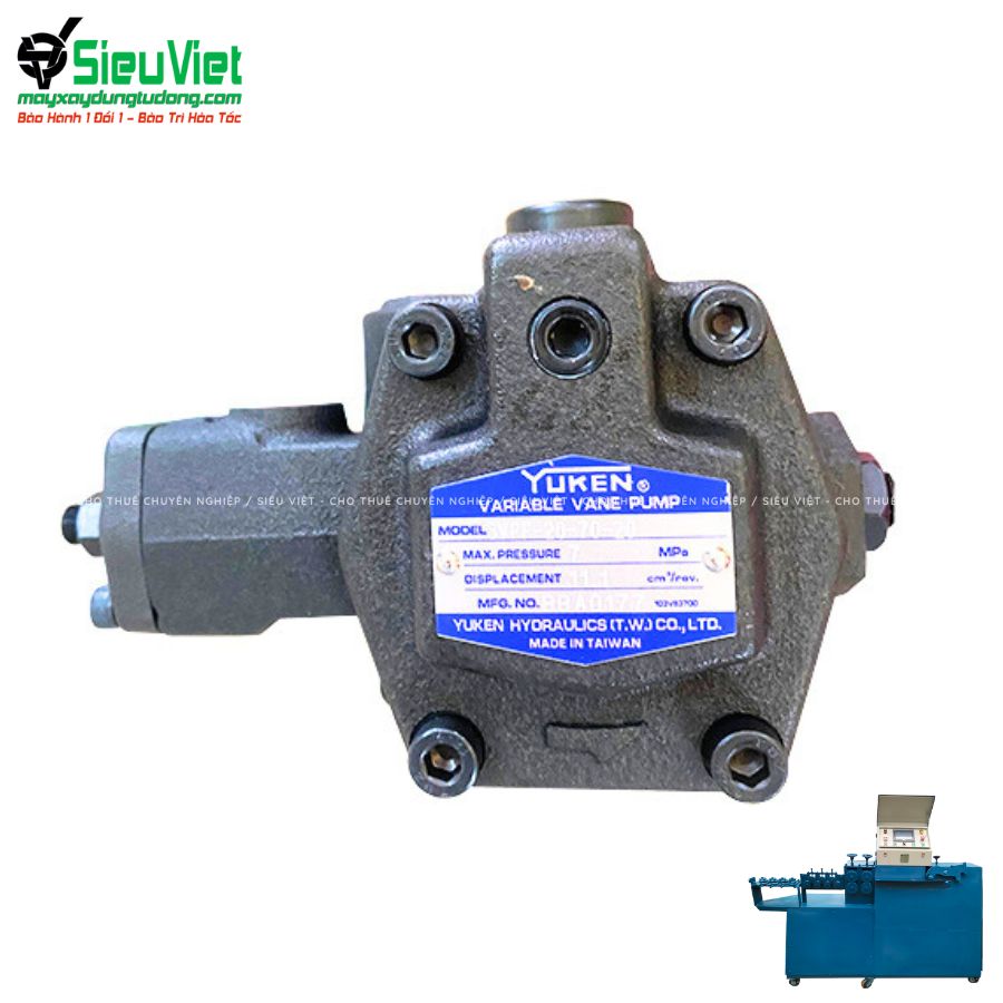 Bơm thủy lực Yuken máy bẻ đai sắt BDN