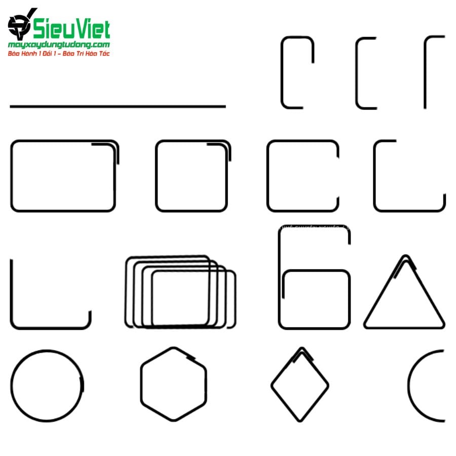 Hình ảnh các loại đai sắt