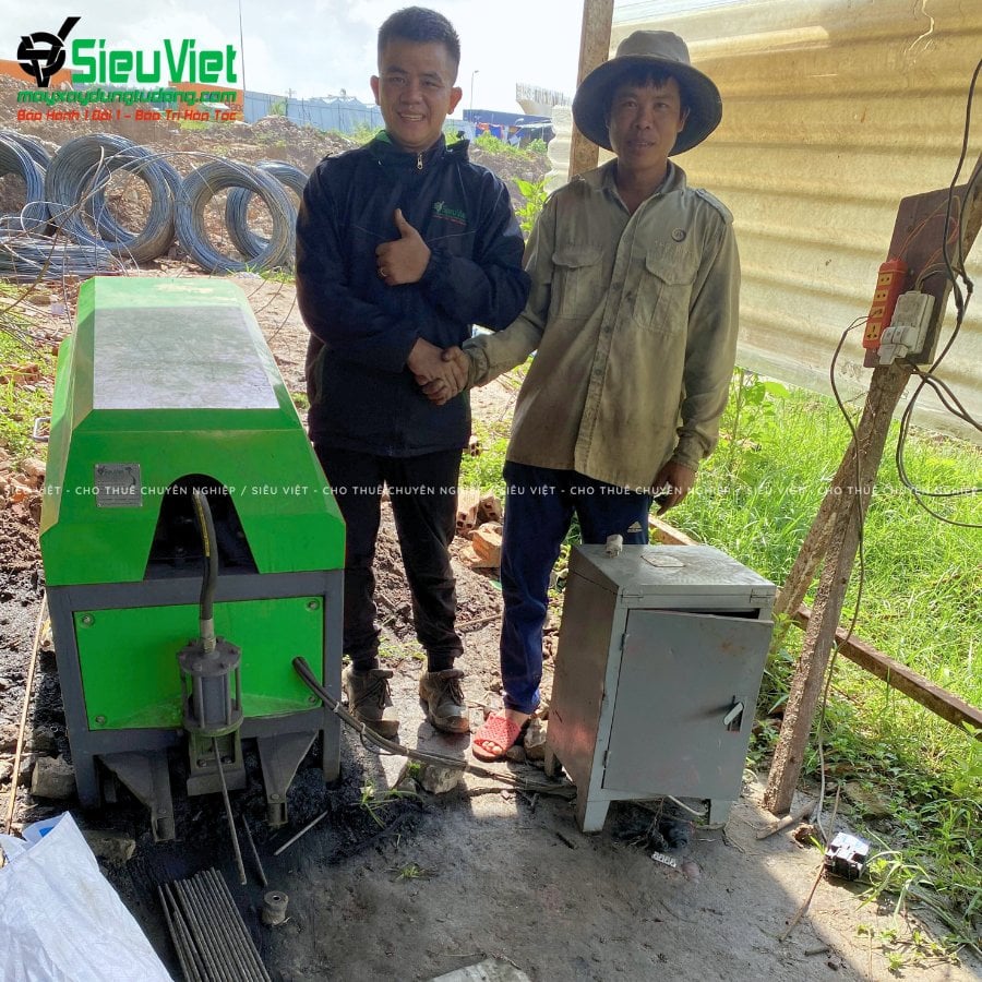 Máy duỗi cắt sắt tự động
