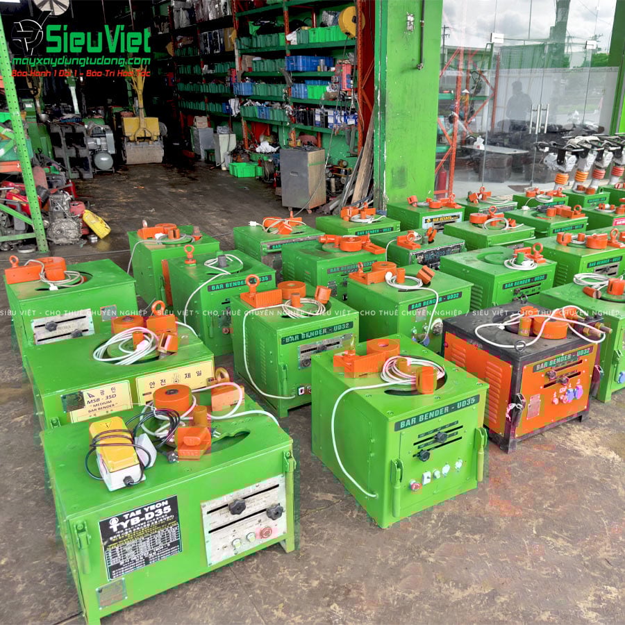 cho thuê máy uốn sắt