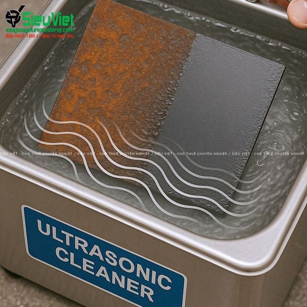 Phương pháp tẩy gỉ sắt bằng sóng siêu âm