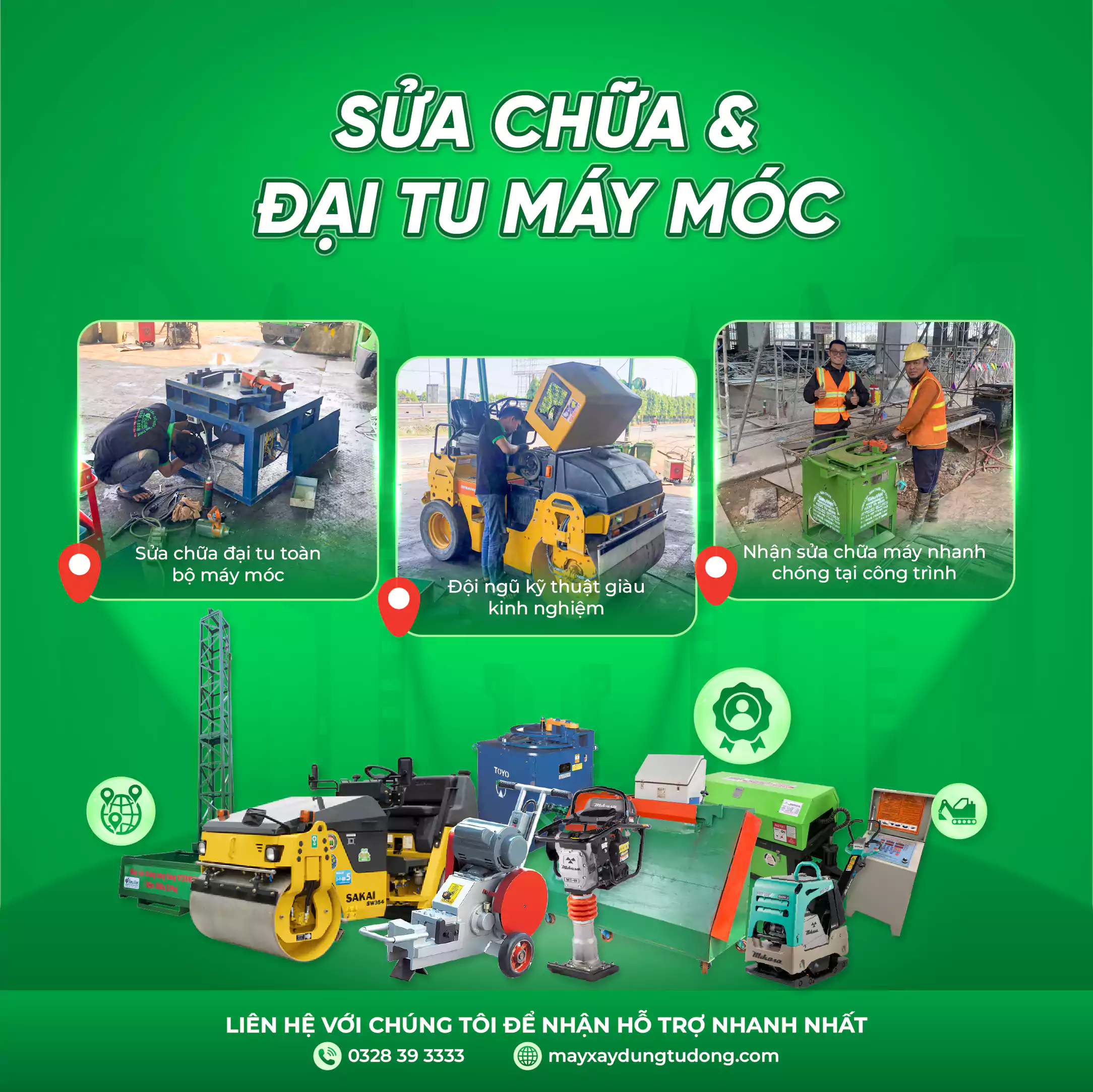 Cung Cấp & Cho Thuê Máy Móc