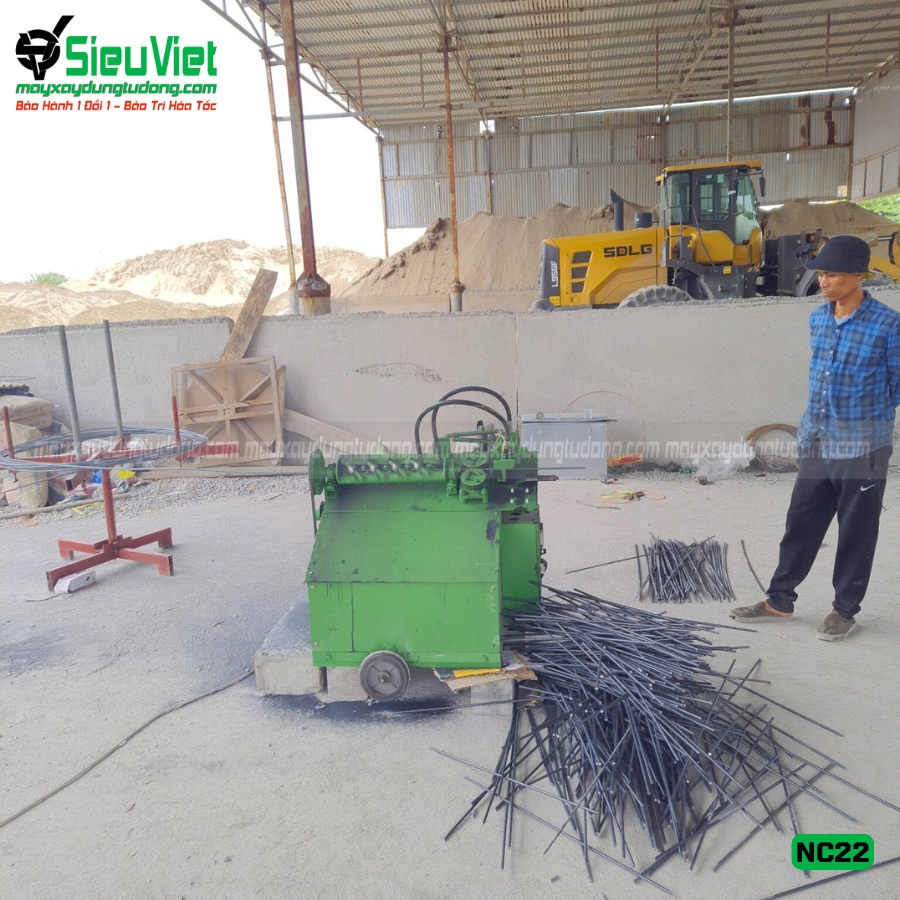 Máy duỗi cắt sắt NC22 bàn giao tại Hải Phòng